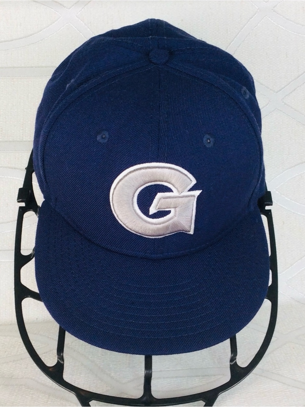 New Era Navy and White 'G' Embroidered Baseball Cap - Men size 8